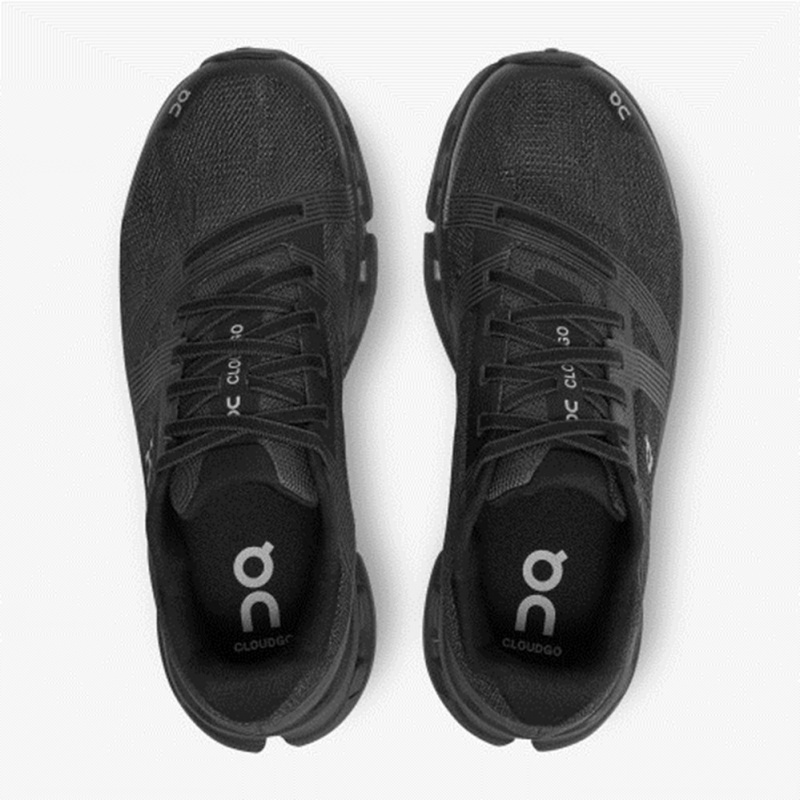 Black/Eclipse On Running Cloudgo Wide Men's Running Shoes | DC4850396