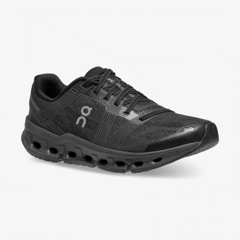 Black/Eclipse On Running Cloudgo Wide Men's Running Shoes | DC4850396