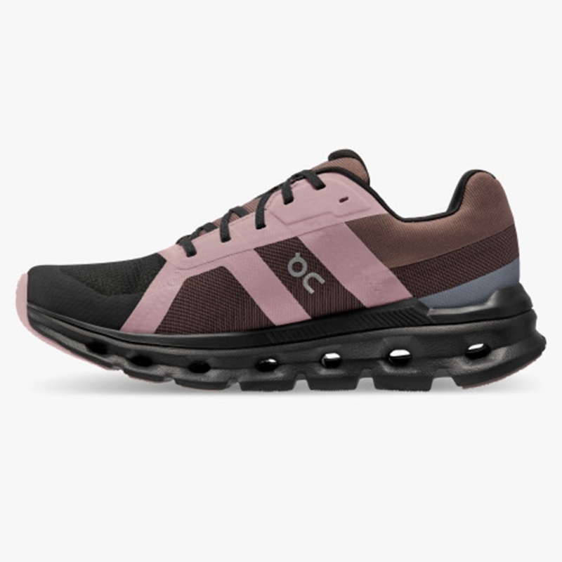 Black/Grape On Running Cloudrunner Waterproof Women's Running Shoes | ZL7431205