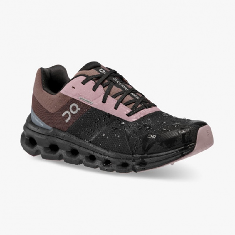 Black/Grape On Running Cloudrunner Waterproof Women's Running Shoes | ZL7431205