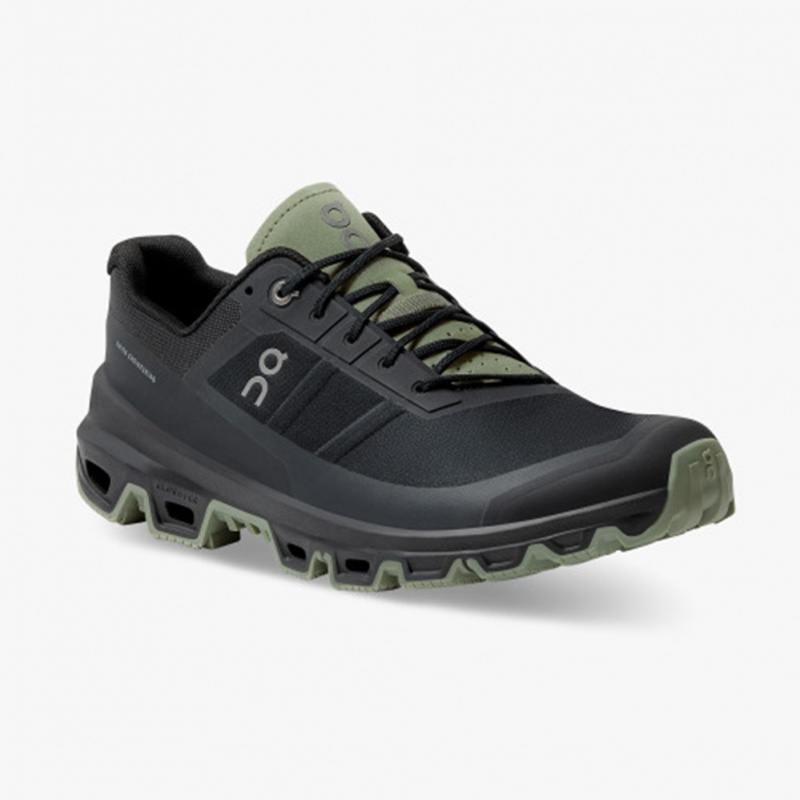 Black/Reseda On Running Cloudventure Men's Trail Running Shoes | QF5296104