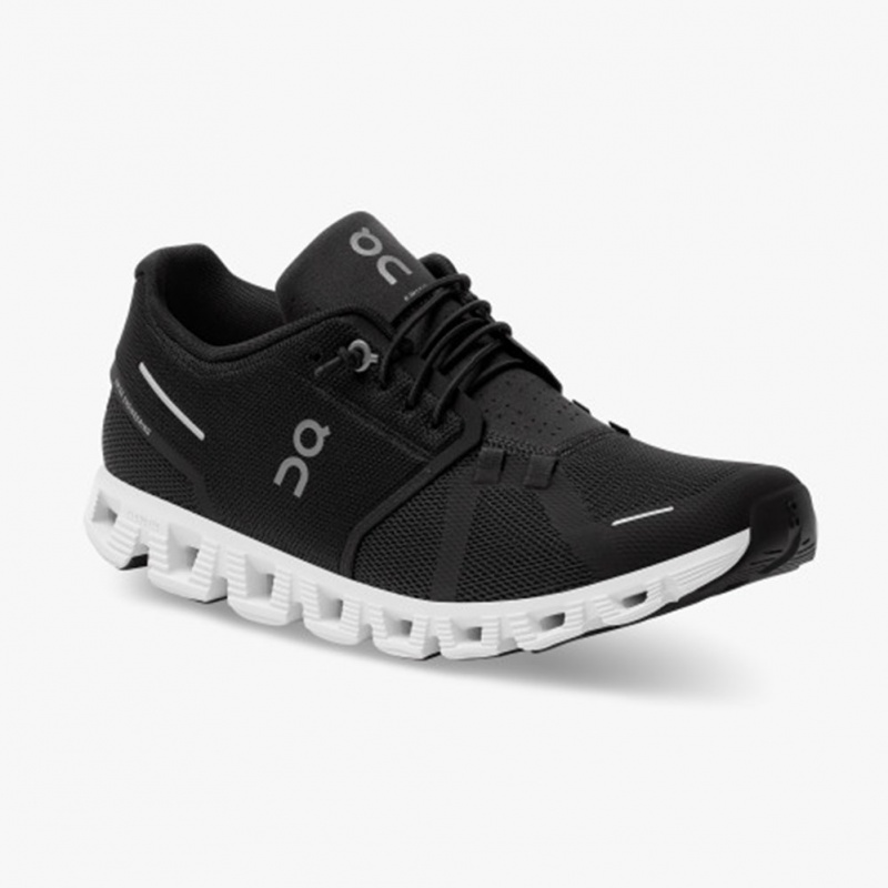 Black/White On Running Cloud 5 Men's Running Shoes | TJ2634098