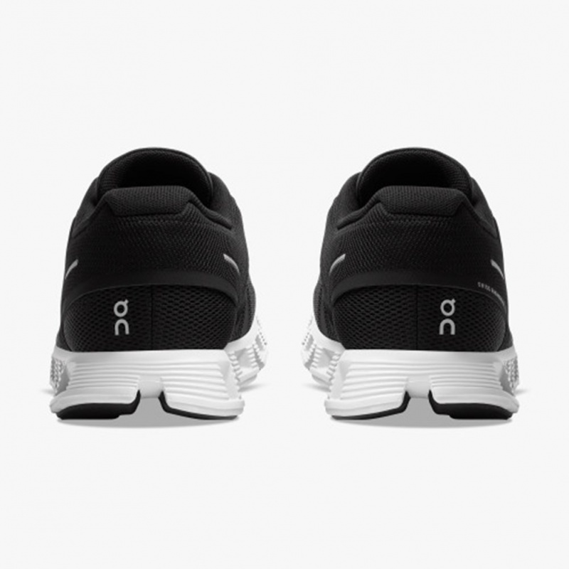 Black/White On Running Cloud 5 Women's Running Shoes | DE2154803