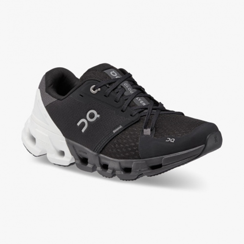 Black/White On Running Cloudflyer 4 Wide Men's Running Shoes | SB9432078