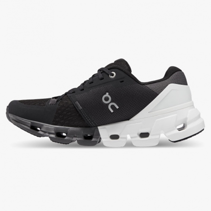 Black/White On Running Cloudflyer 4 Women's Running Shoes | FH6421853