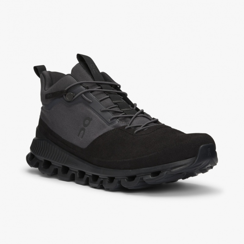 Black On Running Cloud Hi Men's Road Running Shoes | CU2083961