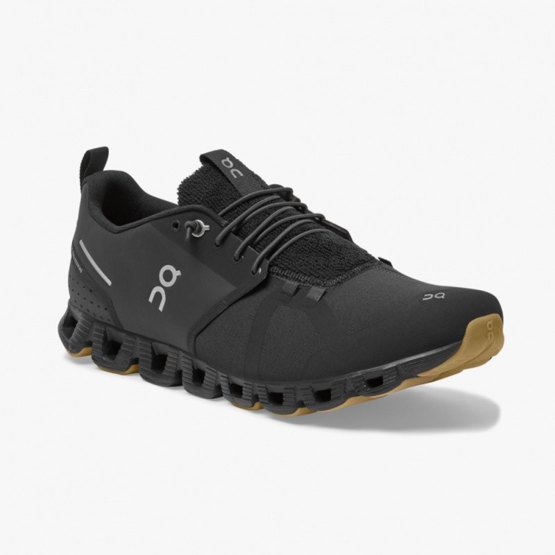 Black On Running Cloud Terry Men's Road Running Shoes | JN0875294