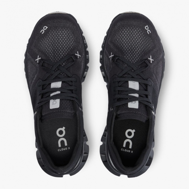 Black On Running Cloud X 3 Women's Training Shoes | AI7186594