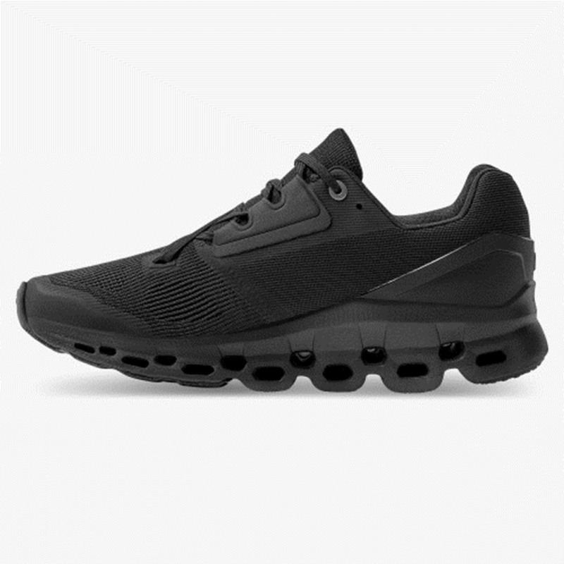 Black On Running Cloudstratus Women's Road Running Shoes | LX8907361