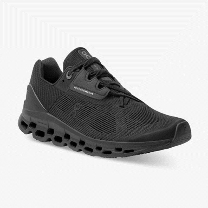 Black On Running Cloudstratus Women's Road Running Shoes | LX8907361