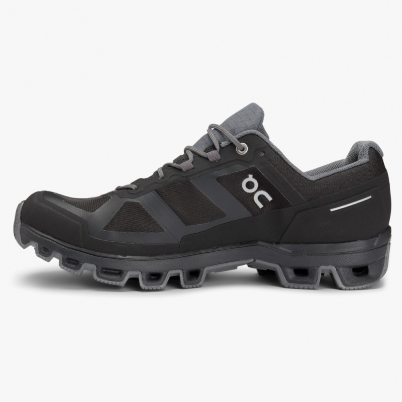 Black On Running Cloudventure Waterproof Men's Trail Running Shoes | BU5231897