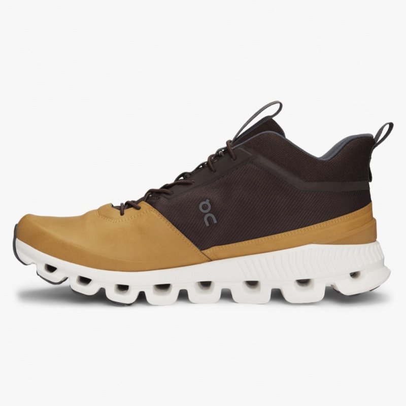 Brown On Running Cloud Hi Men's Road Running Shoes | WV3645908