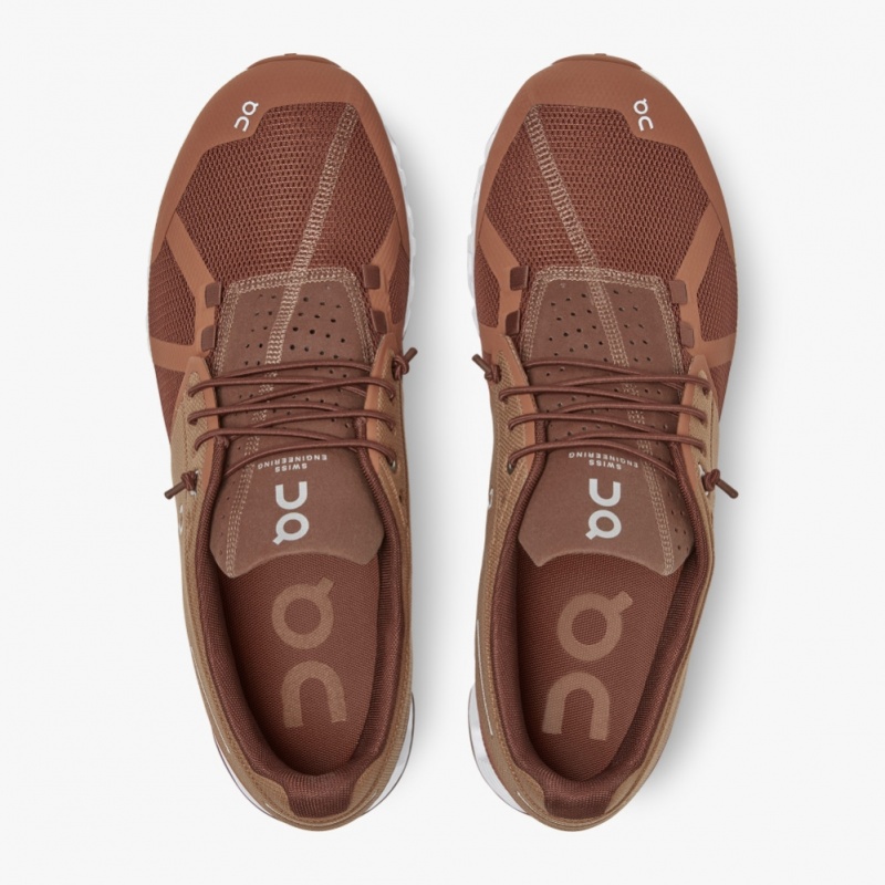 Brown On Running Cloud Men's Road Running Shoes | RW3054692