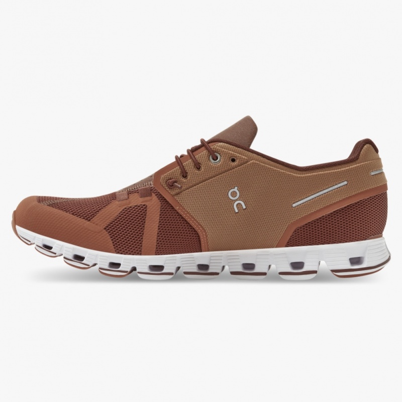 Brown On Running Cloud Men's Road Running Shoes | RW3054692