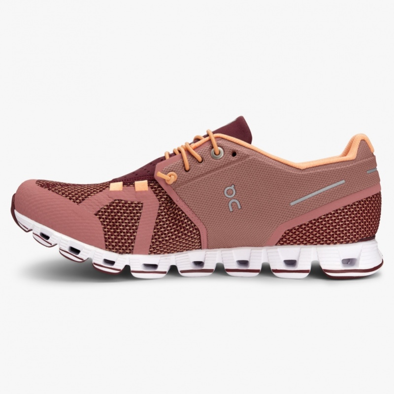 Burgundy On Running Cloud Women's Road Running Shoes | LK3096871