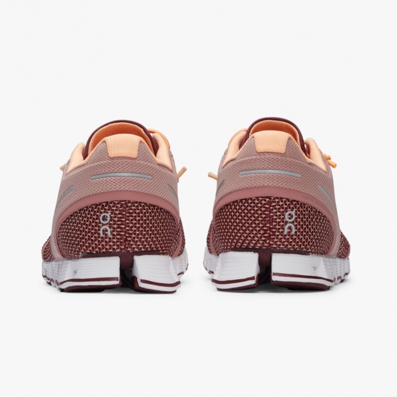 Burgundy On Running Cloud Women's Road Running Shoes | LK3096871