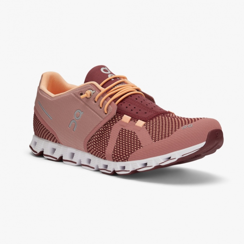 Burgundy On Running Cloud Women's Road Running Shoes | LK3096871