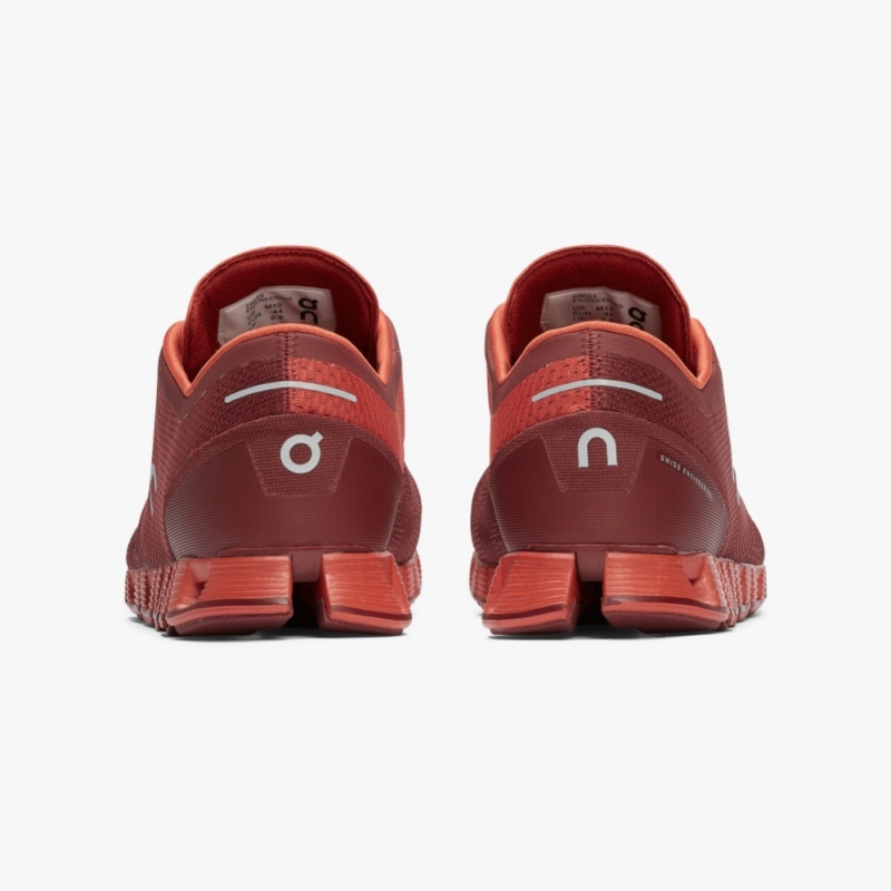 Burgundy On Running Cloud X Men's Training Shoes | DU5603741