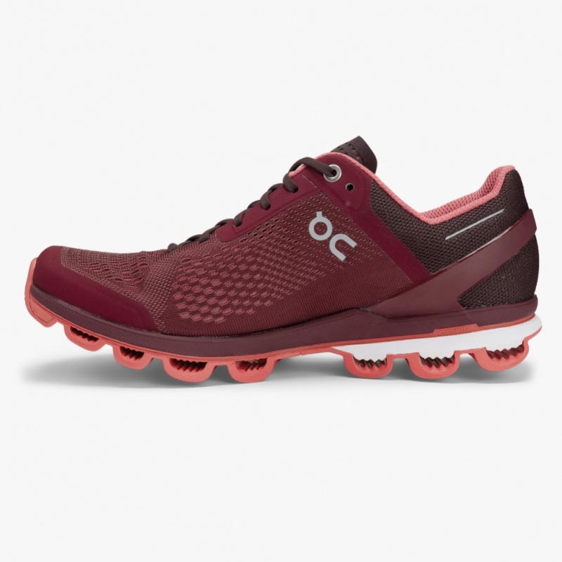 Burgundy On Running Cloudsurfer Women's Training Shoes | XN4381290