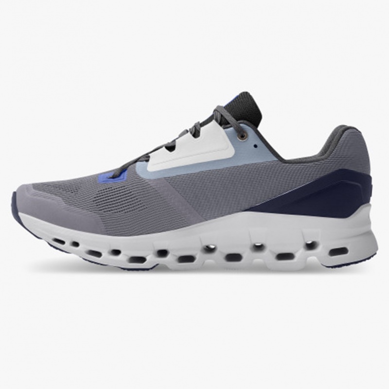 Fossil/Midnight On Running Cloudstratus Men's Road Running Shoes | NU9450327