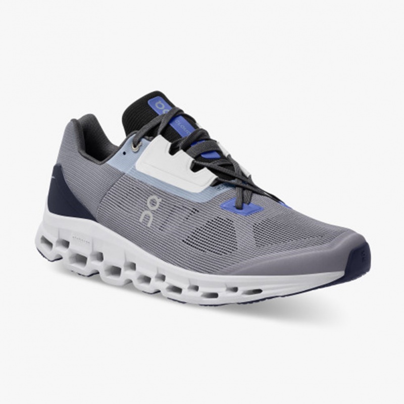 Fossil/Midnight On Running Cloudstratus Men's Road Running Shoes | NU9450327