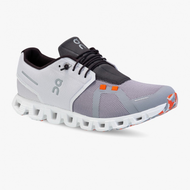 Frost/Alloy On Running Cloud 5 Fuse Men's Running Shoes | ZP5289467