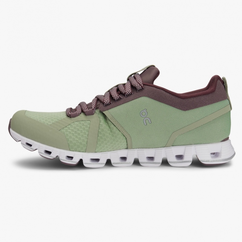 Green On Running Cloud Beam Women's Road Running Shoes | AS9852064