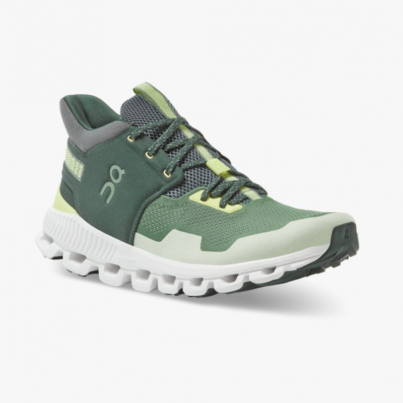 Green On Running Cloud Hi Edge Men's Road Running Shoes | EO3019254