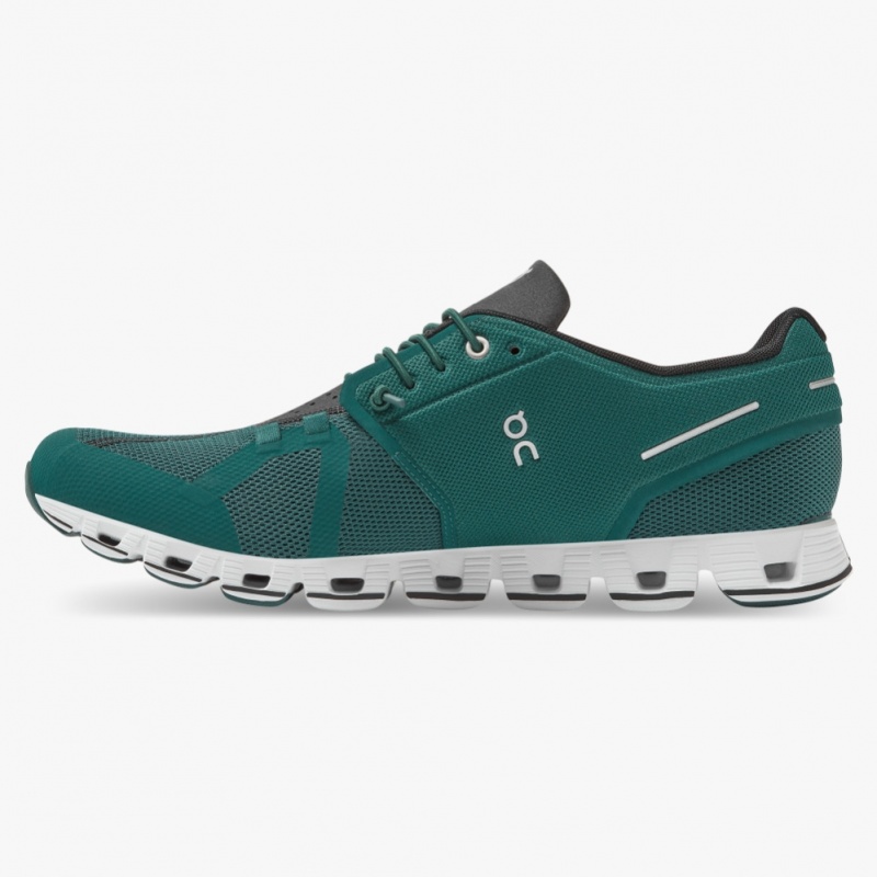 Green On Running Cloud Men's Road Running Shoes | GO2510397