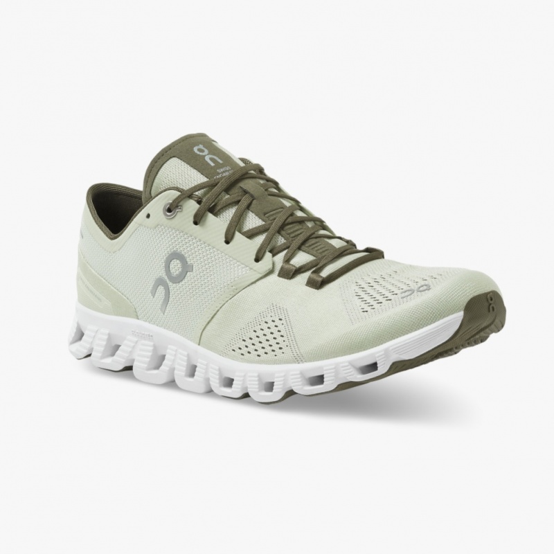 Green On Running Cloud X Men's Training Shoes | VC3269458