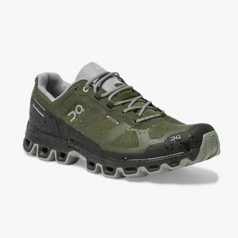 Green On Running Cloudventure Waterproof Men's Trail Running Shoes | MY5148976