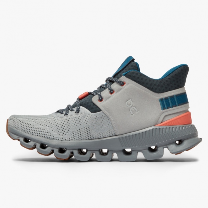 Grey On Running Cloud Hi Edge Women's Road Running Shoes | KN3094875