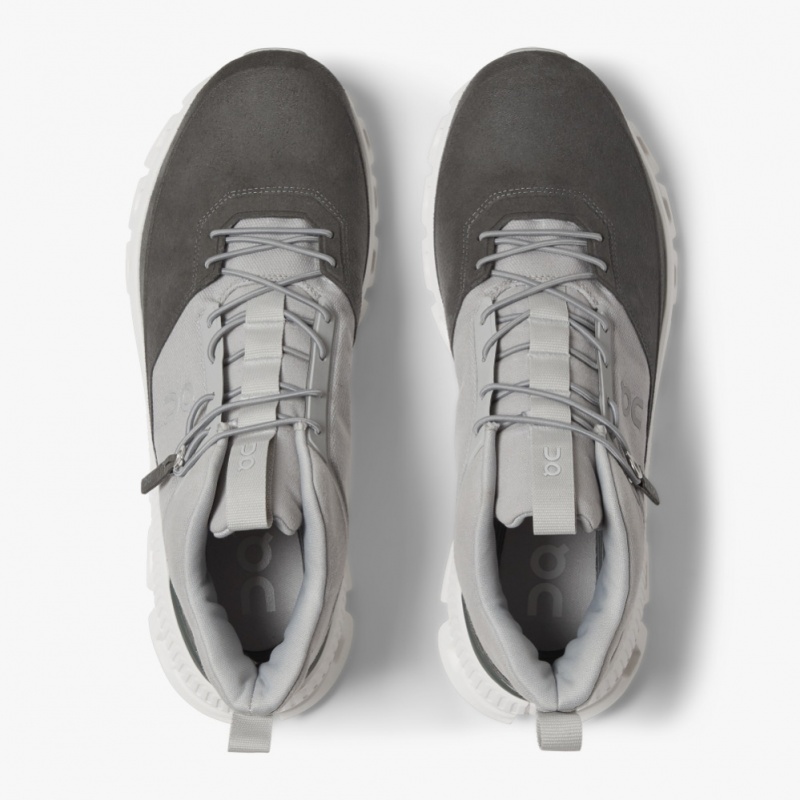 Grey On Running Cloud Hi Men's Road Running Shoes | GK3784219