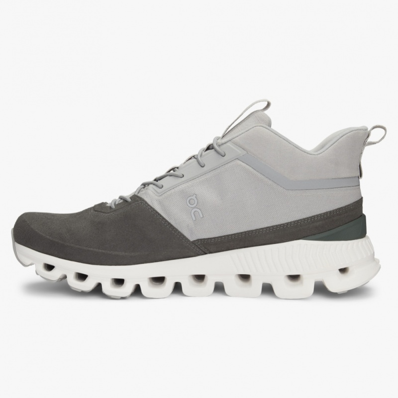 Grey On Running Cloud Hi Men's Road Running Shoes | GK3784219