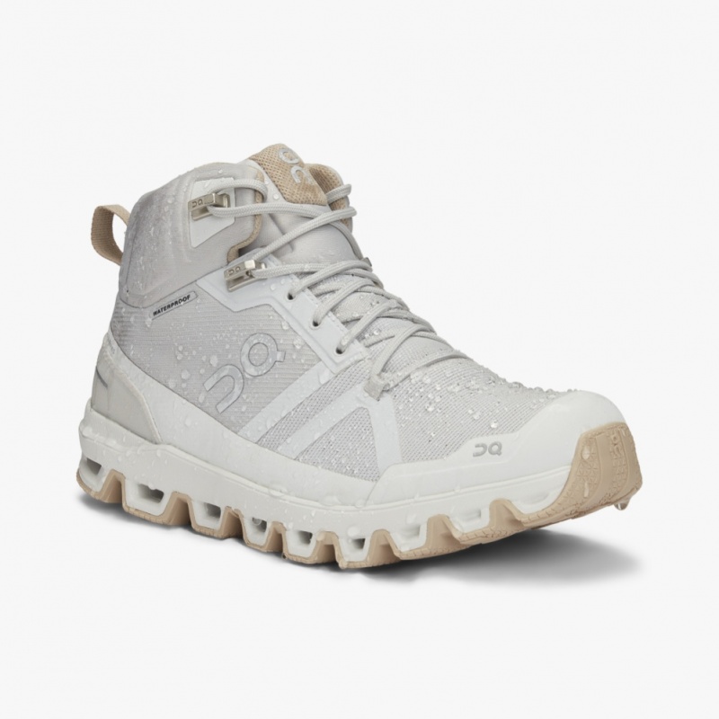 Grey On Running Cloudrock Waterproof Women's Hiking Boots | ZE9803516