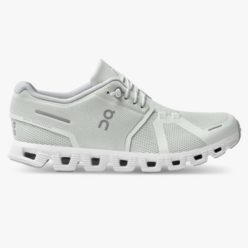 Ice/White On Running Cloud 5 Women\'s Running Shoes | DP2609548