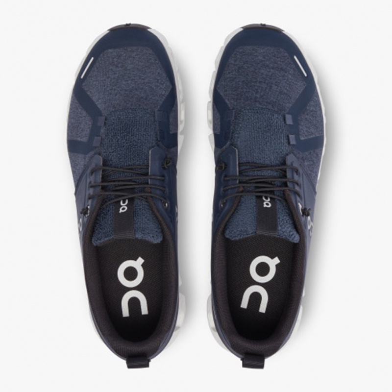 Ink/Navy On Running Cloud 5 Terry Men's Running Shoes | UE1520368