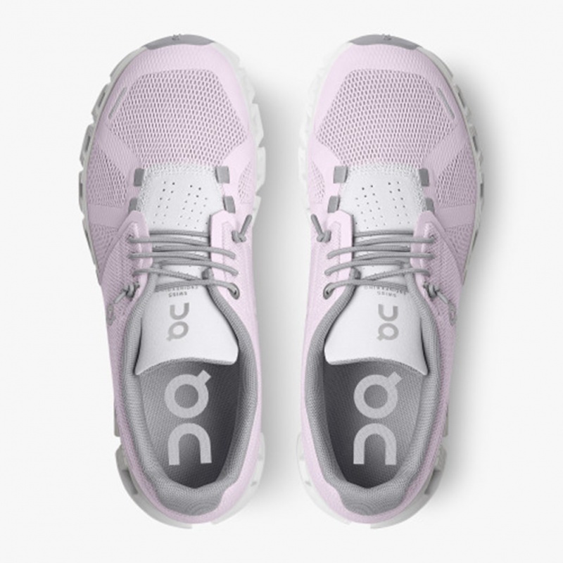 Lily/Frost On Running Cloud 5 Women's Running Shoes | LM0326187