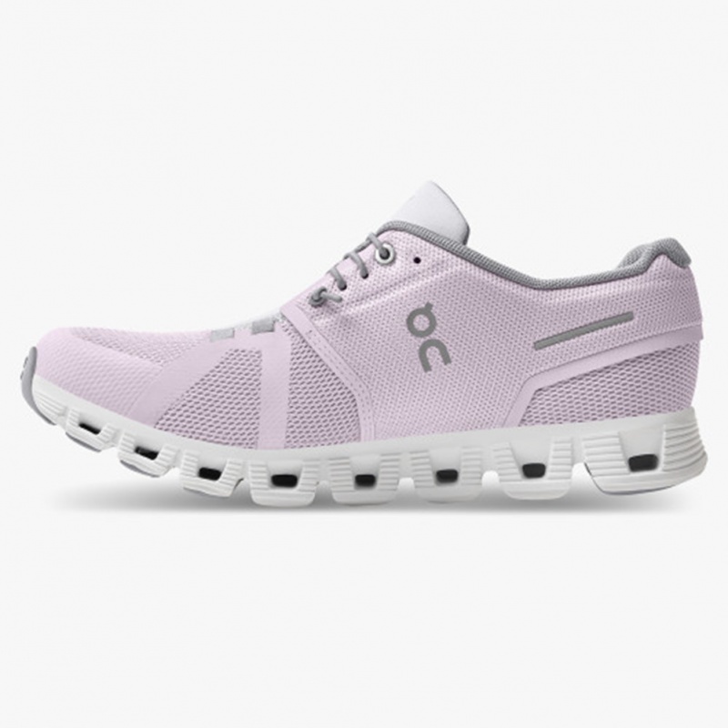 Lily/Frost On Running Cloud 5 Women's Running Shoes | LM0326187