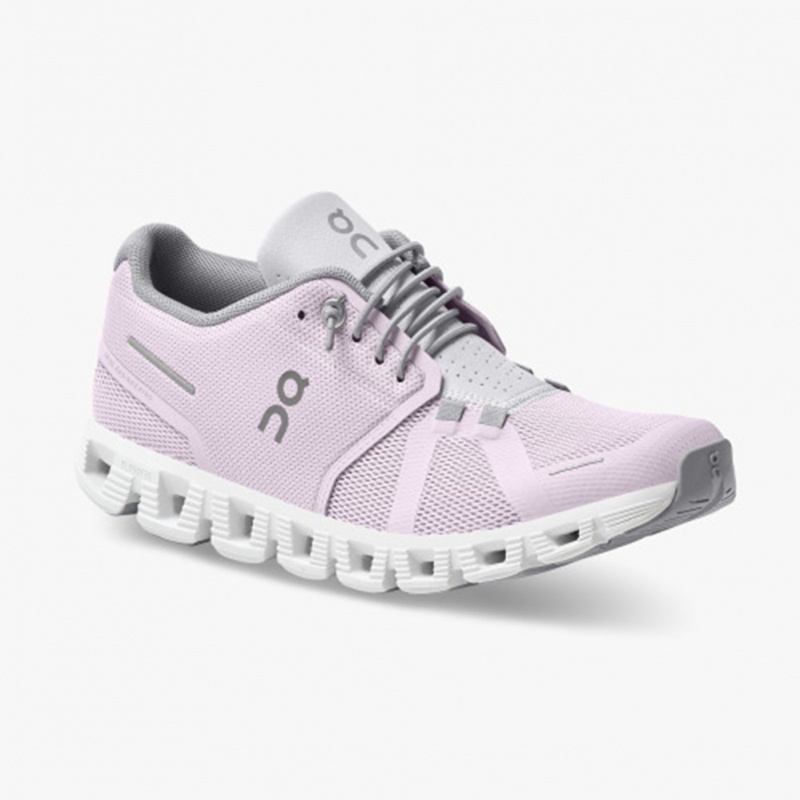 Lily/Frost On Running Cloud 5 Women's Running Shoes | LM0326187