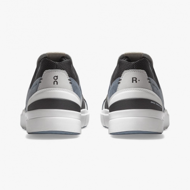 Metal/Black On Running THE ROGER Clubhouse Men's Sneakers | NX8652740