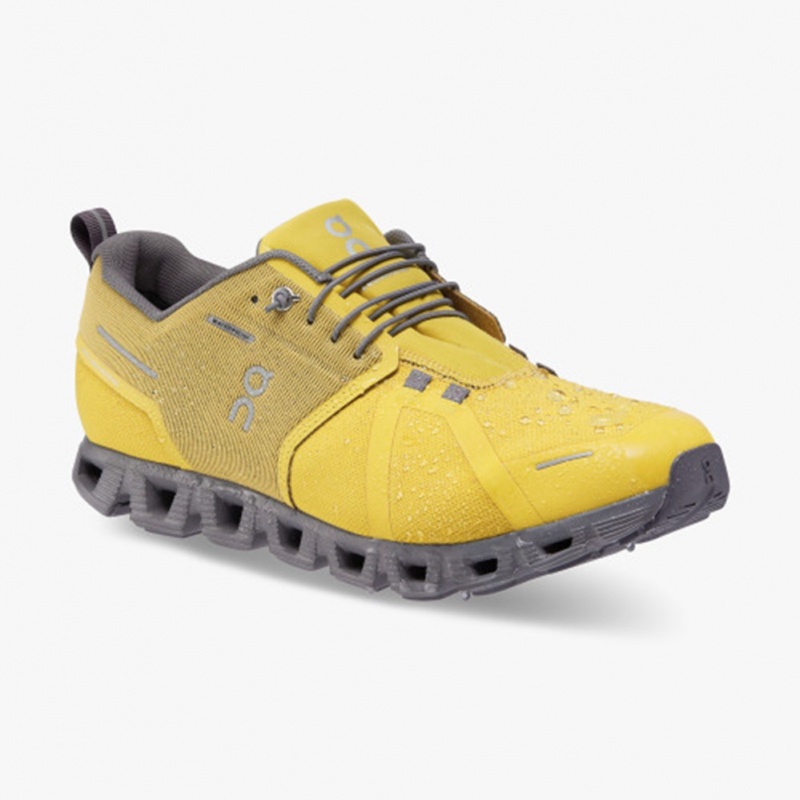 Mustard/Rock On Running Cloud 5 Waterproof Men's Running Shoes | LO3867140