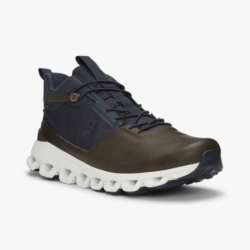 Navy On Running Cloud Hi Men's Road Running Shoes | FW6145897