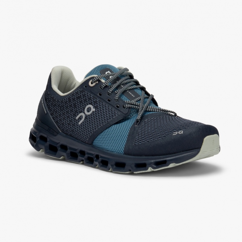 Navy On Running Cloudstratus Women's Road Running Shoes | ZH0823794