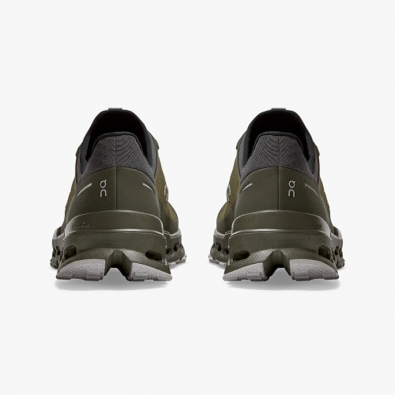 Olive/Eclipse On Running Cloudultra Men's Trail Running Shoes | TX5290371