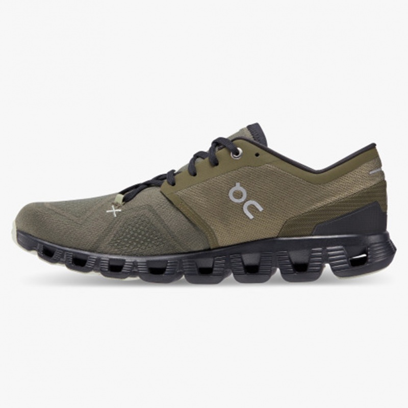 Olive/Reseda On Running Cloud X 3 Men's Training Shoes | IM0681357