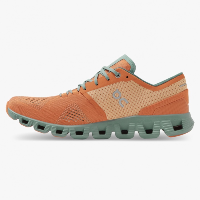 Orange On Running Cloud X Men's Training Shoes | SK2607941