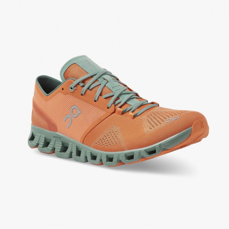 Orange On Running Cloud X Men's Training Shoes | SK2607941