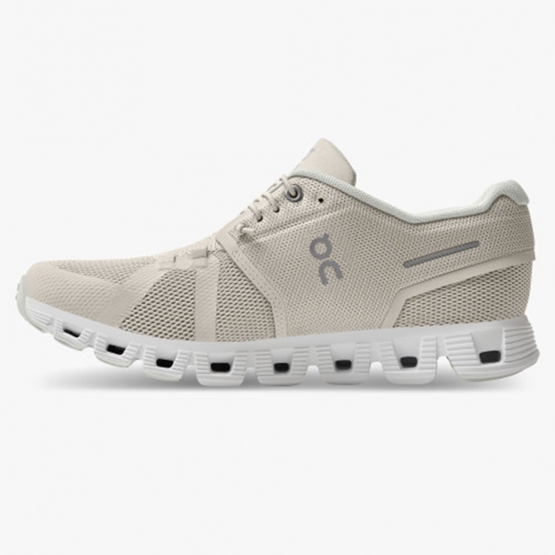 Pearl/White On Running Cloud 5 Women's Running Shoes | DU4057298