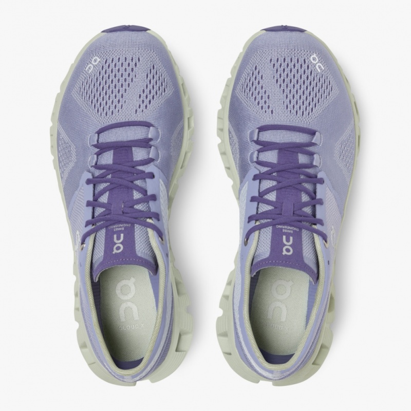 Purple On Running Cloud X Women's Training Shoes | HY5207681